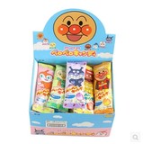 日本进口零食不二家面包超人水果棒棒糖果宝宝护齿整盒25支包邮