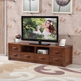 全实木电视柜 榆木电视柜储物柜1.6米1.4米 1.8米客厅家具视听柜