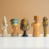 正版散货！仿真考古模型收藏 古埃及法老 半身像模型人偶摆件手办