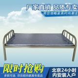 出售铁艺单层床学生床铁床加厚硬板床1.2米单人床员工宿床0.9单人