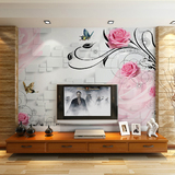 维雅斯欧式3d立体温馨花卉无缝大型壁画壁纸客厅电视背景墙壁纸