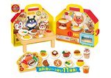 日本代购 面包超人儿童料理店速食餐厅过家家玩具