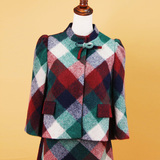 包邮可路莎女装专柜正品2015冬季新品中长款羊毛呢子短外套C54056