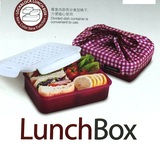 正品乐扣乐扣大容量 分隔便当盒午餐盒 塑料饭盒 微波炉 3分格