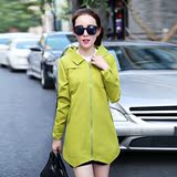 风衣女2016春秋装新款韩版修身显瘦长袖中长款女装薄款外套西装领