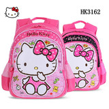 正品Hello Kitty幼儿园女童KT书包4-7岁中大班宝宝双肩背包HK3162
