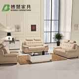 欧式沙发真皮沙发头层牛皮客厅U型皮艺沙发大小户型皮沙发123组合
