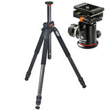 海外代购 摄像架 284CT Pro ABH230 Carbon Vanguard摄像三脚架
