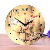 承沁 包邮 12寸陶瓷钟表创意时钟客厅挂钟座钟两用超静音个性台钟