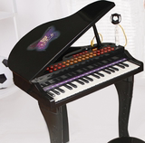 c玩具钢琴儿童电子琴带麦克风可充电可弹奏34岁56岁女孩生日礼物