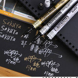 日本樱花SAKURA油漆笔 金 银 白 高光笔 签名笔 手绘高光用0.7