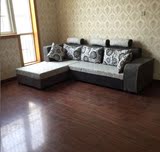 合肥出租房家具 小户型沙发 布艺沙发 客厅L型 简易组合沙发