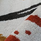 抽象客厅地毯 比利时进口卧室地毯瑞拉博奕地毯长毛加厚卧室地毯