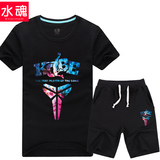 夏季新款科 比短袖t恤24号男生运动短裤篮球衣服套装T恤大码衫