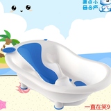 2016婴儿浴盆带感温宝宝洗澡盆防滑垫儿童沐浴盆塑料小白熊