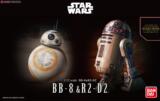 万代Bandai 星球大战/SCALE 1:12 BB-8 & R2-D2 宇航技工机器人