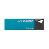 包邮正品 金士顿DTM30 32gu盘 USB 3.0 超薄防水金属u盘32GB