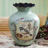 美式田园陶瓷奶壶大号花瓶创意家居客厅玄关装饰品花器花插摆设件