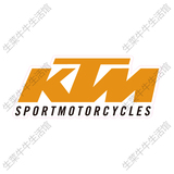 KTM 反光 机车贴 车身车贴 防水划痕贴纸 个性 3M反光贴花