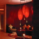 特价新中式吊灯古典长形海洋布艺客厅餐厅吧台茶楼酒店会所工程灯