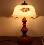 中国风中式古典镂空陶瓷灯具实木书房卧室床头柜温馨台灯饰欧式0