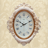 丽盛新品美式复古钟表欧式挂钟客厅静音艺术挂表创意大号 B8209
