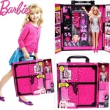 正品芭比娃娃礼盒装 梦幻衣橱芭比X4833节日送礼女孩换装玩具