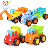 汇乐玩具326-X 玩具汽车儿童玩具惯性车工程车耐摔小车玩具车全套