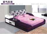 新款可拆洗布床榻榻米可拆洗1.8米双人大床大户型实木床1.5储物床