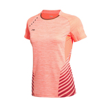 Lining李宁羽毛球服2015年世锦赛队服男女款上衣服T恤短袖AAYK104