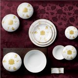 21头餐具瓷器套装韩式简约碗盘碟陶瓷韩国进口米饭碗家用骨瓷创意