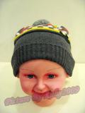 专柜正品  丽婴房迪士尼 秋冬款男童羊毛保暖帽子套头帽护耳帽
