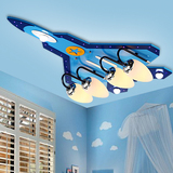创意儿童房吸顶灯男孩卡通女孩卧室幼儿园led小孩房飞机灯具