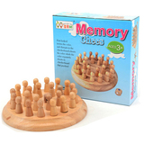 原木记忆棋 亲子互动桌面游戏1-2-3岁宝宝 木制儿童益智游戏玩具