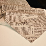 欧式现代简约宜家风格 艺术风格 英文报纸棉麻桌旗 定制亚麻桌旗
