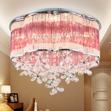 圆形餐厅客厅水晶吸顶灯大气现代简约欧式房间卧室灯高端时尚灯具
