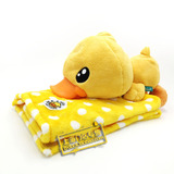 bduck 小黄鸭 semk 靠垫公仔玩偶毛绒玩具抱枕毯被子空调毯