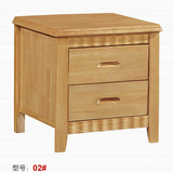 武汉特价实木床头柜简约现代床头柜抽屉储物柜实木家具包邮安装