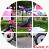 儿童三轮车脚踏车幼儿简易宝宝自行车大座椅小孩单车1-3-5岁