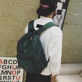 日系新款双肩包男士韩版英伦时尚潮流旅行背包学院女学生帆布书包