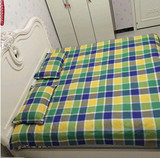 包邮纯棉老粗布单件床单全棉布被单手工加厚加密单双人床可定做