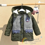 韩国15冬款男童宝宝加厚绒滑雪衫棉衣棉服外套 绿帅宝A15H1HC081