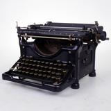 古董老物件安德鲁Underwood No 5 机械英文打字机重量级功能正常