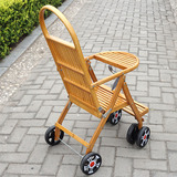 [转卖]夏季婴儿手推车超轻便携折叠竹子车宝宝餐椅四轮简易儿童