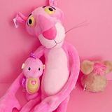 韩国订单 pinkpanther粉色顽皮豹 穿衣服的顽皮豹 玩具 80cm