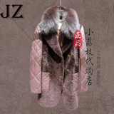 JZ玖姿2015冬装新款专柜正品代购皮衣JWVD01119 JWVD01119057