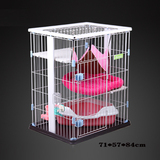 宠物用品猫笼子小型便携双层小号三层猫别墅抓板爬架房子多省包邮