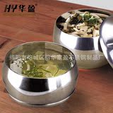 精品阿里郎不锈钢碗 带盖隔热碗 日韩式冷面拌饭碗 餐具礼品套装