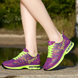韩版女式跑步鞋女透气运动鞋轻便网鞋休闲减震跑鞋气垫底旅游鞋女