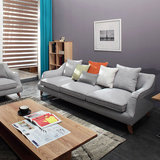 北欧家具布艺沙发小户型双三人位客厅组合宜家布沙发拆洗创意沙发